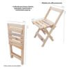 Conjunto Mesa 4 Cadeiras Madeira Dobrável 70x70cm Restaurante 34 15292521101 d 751331 mlb31090222673 062019 o