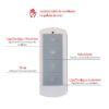Controle Remoto para Ventilador de Teto Living 5020 Bivolt 7 15321011478 controle teto design 2 1
