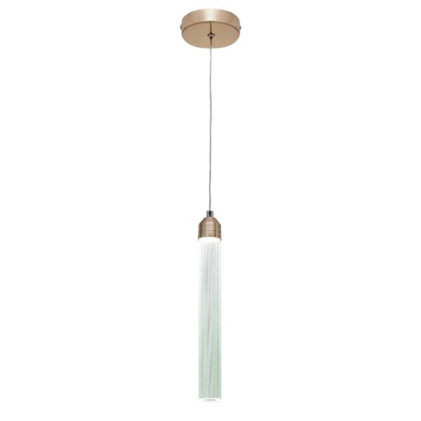 Lustre Pendente Dourado 7W Acrílico Moderno 3 em 1 1 15331026228 6087 01 2