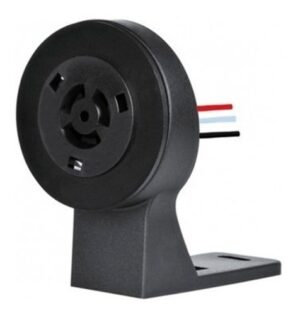 Base para Relé Fotocélula 360 Graus Bivolt em PVC Preto