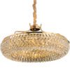 Lustre Dourado de Cristal 50cm 6 Lâmpadas LTR-025 Nitrolux 2 15334976330 6179 1
