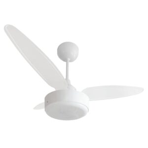 Ventilador de Teto Inverter Silent Bivolt 6 Velocidades LED Branco