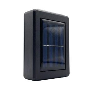 Arandela Solar Parede Externa 2 Leds Automática IP65 8,9cm
