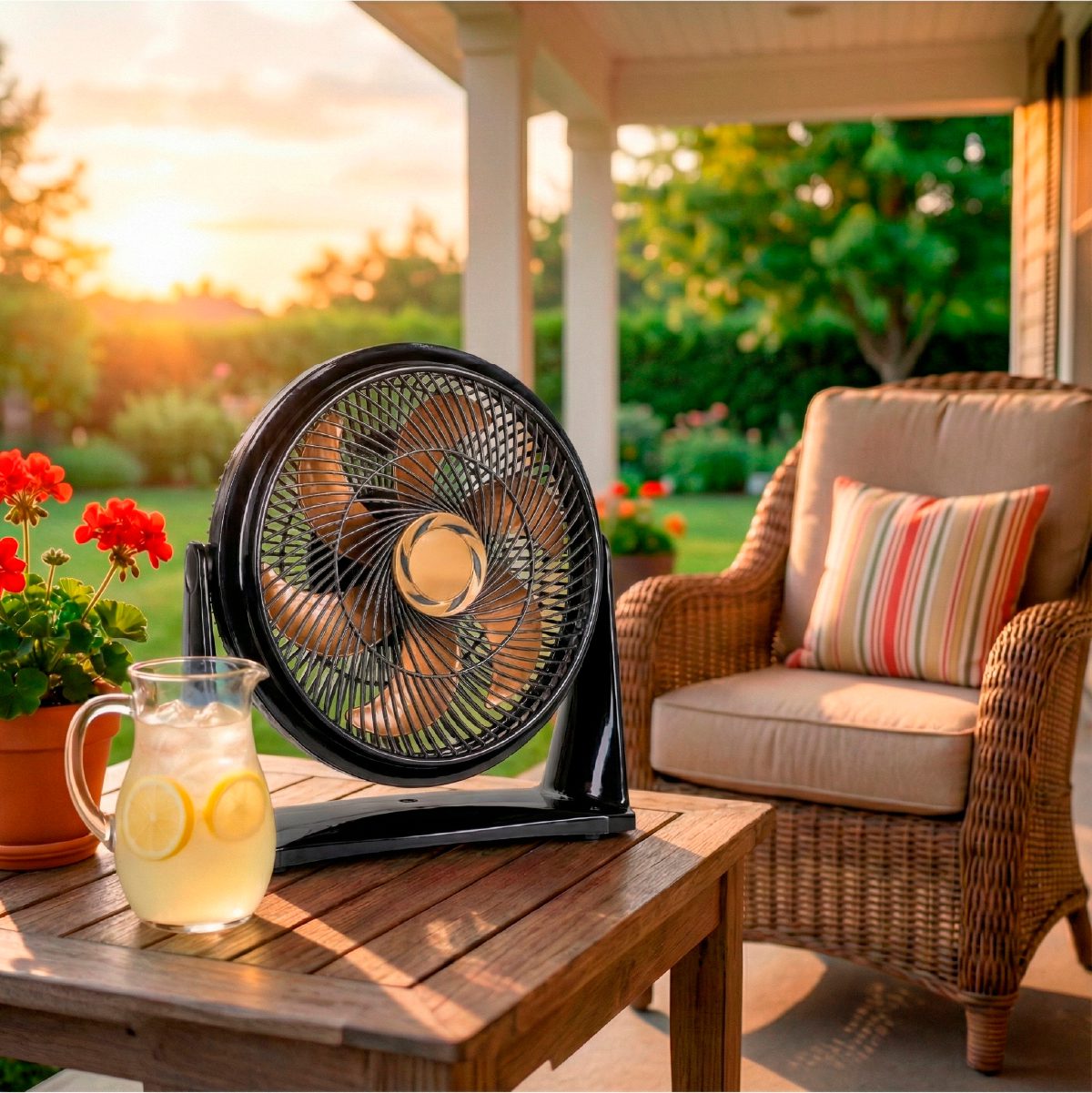 Ventilador Turbo 35cm 3 em 1 Ponente Mesa Parede Chão - Imagem 7