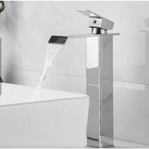 Torneira Cascata Monocomando 29,5cm Bica Alta Luxo para Banheiro