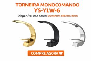 Torneira Monocomando YS-YLW-6 Design Moderno 1 Unidade