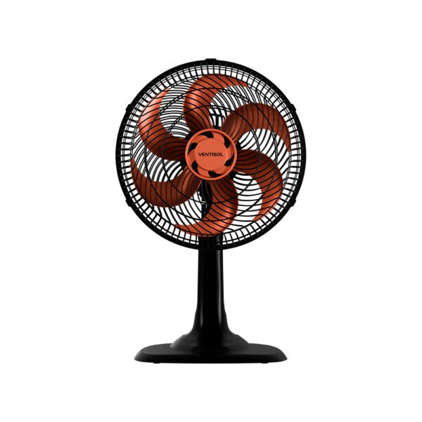 Ventilador de Mesa 30cm Bronze Turbo 6 Pás Oscilante 1 15554510217 15554427253 15554325446 15345613498 10981 vom turbo 6p bronze 30cm 220v ventisol 1
