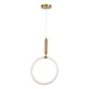 Lustre Pendente Moderno Dourado 15W 3000K 30cm 2 15554510425 15554426776 15554327250 15324530699 pendente argola
