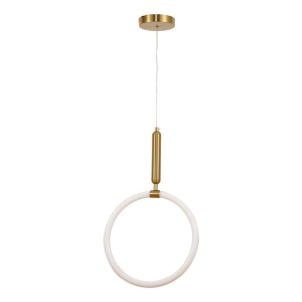 Lustre Pendente Moderno Dourado 15W 3000K 30cm 1 15554510425 15554426776 15554327250 15324530699 pendente argola