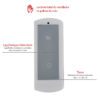 Controle Remoto Para Ventilador De Parede Living 5010 Bivolt 6 15564583695 15321015470 controle parede 2 1 1 1