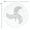 Ventilador de Parede 60cm Turbão Bivolt Oscilante Branco 5 15564620853 15564616255 15345600944 0d89c1ea8712b69fcf9f96f275250077 tn