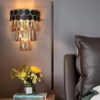 Arandela de Cristal 2 Lâmpadas Bivolt Design Clássico 22cm 4 15564622184 15564618765 15312860708 arandela de cristal 2