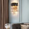 Arandela de Cristal 2 Lâmpadas Bivolt Design Clássico 22cm 6 15564622192 15564618779 15312860686 arandela de cristal 3
