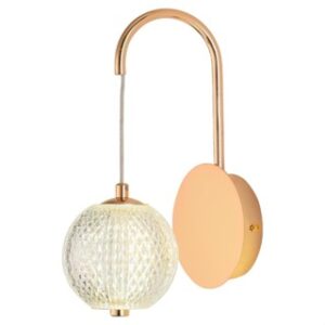 Arandela LED 5W Rose Gold Gobo Bivolt 3 Temperaturas de Cor