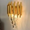 Arandela Dourada Nitrolux LA-001M com Cristais 2 Lâmpadas E14 4 15564622262 15564618995 15315289618 dourada 2