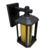 Arandela Siena Preta 37cm Alumínio e Vidro IP44 LMV 6 15564622578 15564619306 15311907797 sienna04