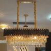 Lustre Pendente Cristal 8 Lâmpadas Luxo Preto e Dourado 80cm 5 15564777018 15564772498 15564765530 15564763618 15564756958 15564754110 15564752553 15564750129 15292467705