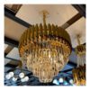 Lustre Redondo Dourado 50cm com Cristais para Sala Luxo 7 15564777054 15564772509 15564765304 15564763326 15564756714 15564753599 15564750652 15564750040 15292453780