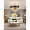 Lustre Pendente de Cristal 80cm Nitrolux LTR018 Luxo 16 Lâmpadas 5 15564777130 15564772496 15564766239 15564763600 15564756995 15564754112 15564752559 15564750393 15351809228
