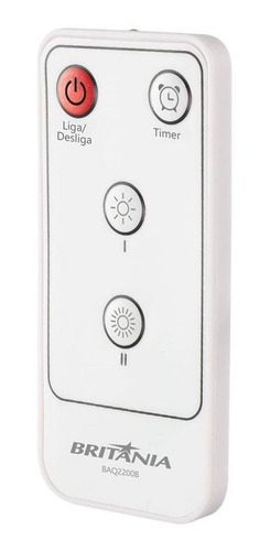 Aquecedor Elétrico Portátil Britânia 2 Em 1 2000W com Controle Remoto
