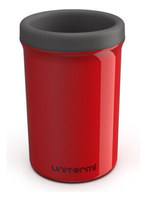 Porta Lata Térmico 350ml Unitermi Vermelho para Cerveja