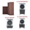 Painel Evaporativo Colmeia 3 Peças para Climatizadores 45-100L 3 15564842146 15564837796 15564793268 15564778812 15564773530 15564767471 15564764737 15564761300 15564756341
