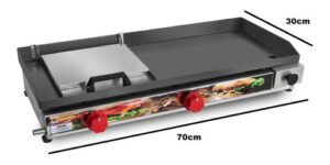 Chapa de Lanche a Gás 70cm com Prensa Prime LCG