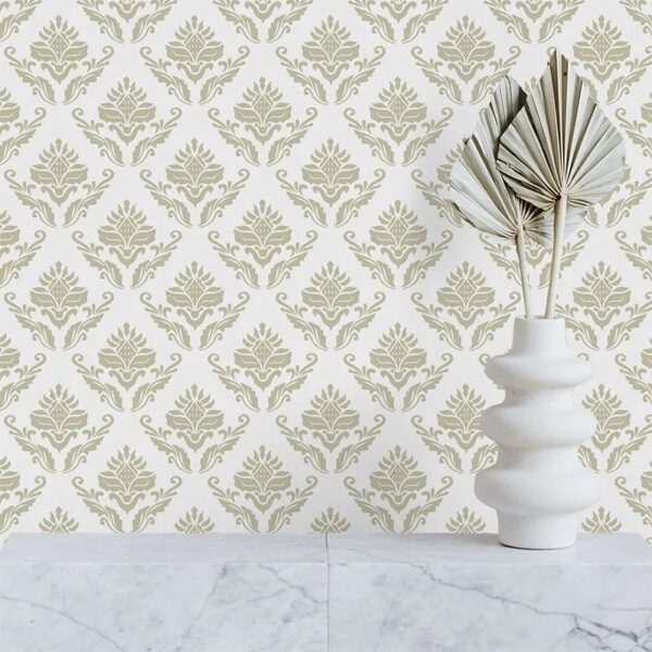 Papel de Parede Adesivo Arabesco Floral 300x52cm Vinílico 1 15564845416 15564839618 15305180380 papel de parede adesivo arabesco bege com fundo branco 2491 1 d14e641542