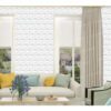 Papel de Parede Adesivo Geométrico 3D Branco 300x52cm 9 15564847368 15564839843 15292486716 d 914726 mlb41221482206 032020 o