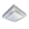Plafon de Luz Indireta Quadrado 35x35cm 4 Lâmpadas E27 Branco 2 15564979959 15564972974 15564962432 15350858386 lustre plafon 001 2