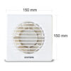Exaustor para Banheiro Ventisol 100mm 10W - Silencioso e Eficiente 3 15564980390 15346172595 4622 002