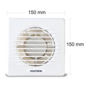 Exaustor para Banheiro Ventisol 100mm 10W - Silencioso e Eficiente
