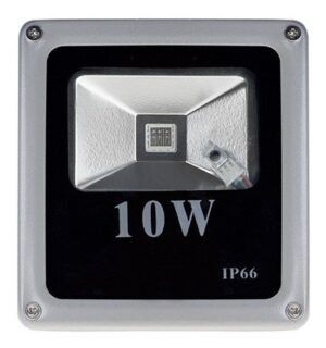 Refletor LED RGB 10W Bivolt Colorido com Controle Remoto