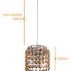 Lustre Pendente de Cristal Milano 12cm Branco Bivolt 7 15565007545 15565001012 15564997445 15292478017 d 760643 mlu77138211552 062024 o