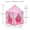 Barraca Infantil Tenda Cabana Rosa com 1 Luz de LED 8 15565196365 15565182030 15292434142 d 672920 mlu75151894667 032024 o