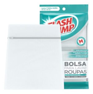 Bolsa Para Lavar Roupas 40cm x 50cm Flashlimp Proteção Delicadas