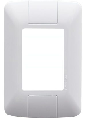 Placa Aria 4x2 Tramontina 3 Postos Branca
