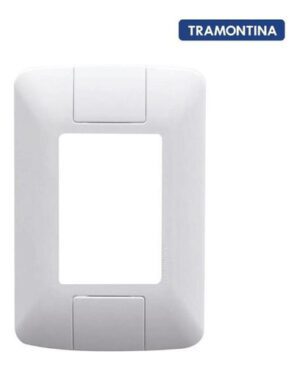 Placa Aria 4x2 Tramontina 3 Postos Branca