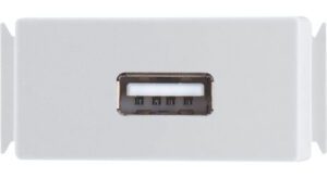 Módulo para Tomada USB 1,5 A Bivolt Tramontina Aria Branco