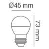 Lâmpada Bolinha LED Rosa 1,5W Bivolt E27 Decorativa 5 15565472264 15565466487 15565414664 15565198606 15335070141 04
