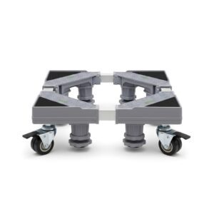 Suporte para Máquina de Lavar Ajustável 300kg com Rodinhas