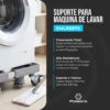 Suporte para Máquina de Lavar Ajustável 300kg com Rodinhas 9 15565537057 15516536656 imgi 10 br 11134207 820ld mm20phg5zjswaf