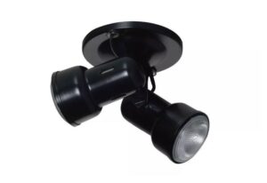 Spot Sobrepor 2 Lampadas Direcionavel Aluminio Bivolt
