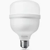 Lâmpada Bulbo LED 40W Elgin Bivolt Branca Fria 6500K
