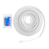 Fita Mangueira de LED Neon RGB 5 Metros 12V com Controle 5 15565664724 15565523977 15358976113 mangueira de led rgb 007