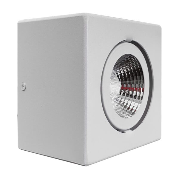 Plafon Spot Box Sobrepor 13x13cm Bivolt para Lâmpada AR70 Branco 1 15565665768 15565525746 15359130801 plafon sobrepor 1lampada branco 002 1