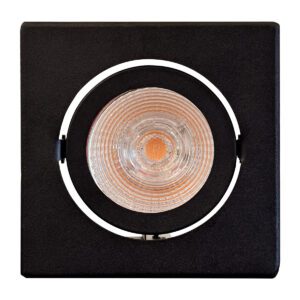 Spot Plafon Sobrepor Box 1x AR70 Preto 4,8W LED