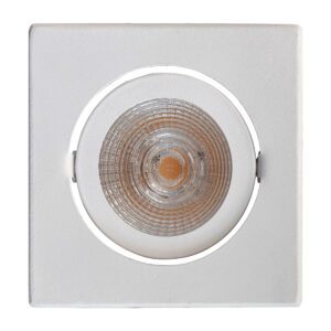 Plafon Spot Box Sobrepor 13x13cm Bivolt para Lâmpada AR70 Branco