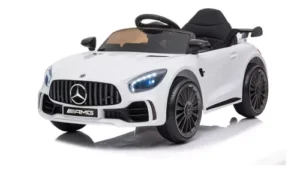 Mini Carro Elétrico Infantil 12V Importway Branco com Controle Remoto
