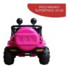 Mini Carro Elétrico Infantil 12V Rosa com Controle Remoto 6 15565736556 15307296991 630fba08752f27cb3e5ee9210f4608e4 tn